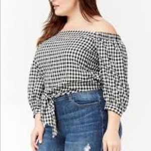 Forever 21 off the shoulder top